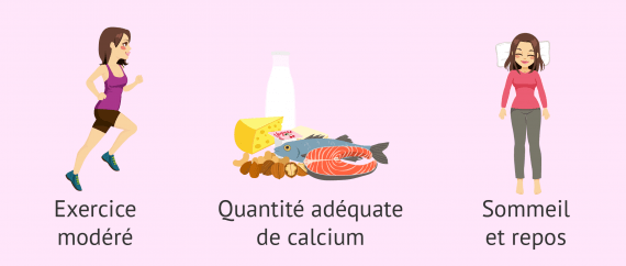 Soulager les crampes d'implantation