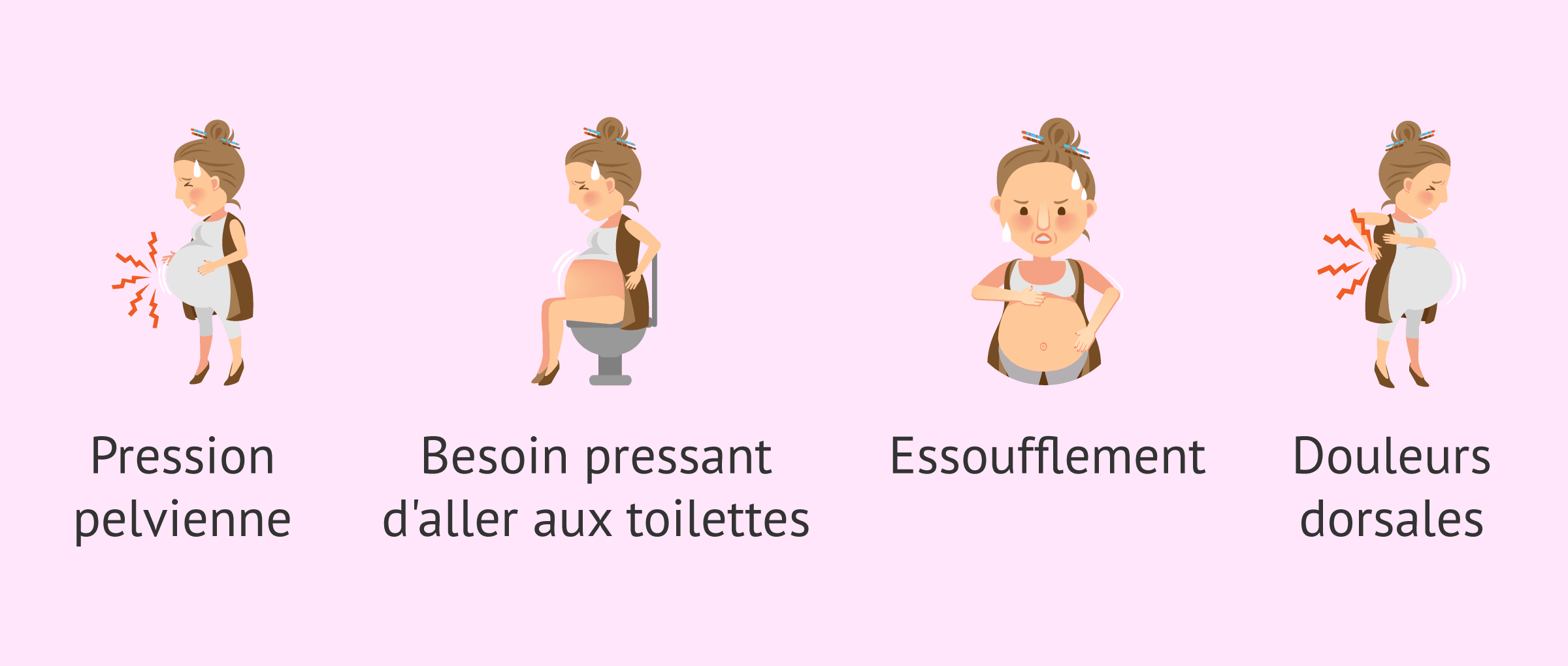 Imagen: Symptômes possibles à la 37e semaine de grossesse