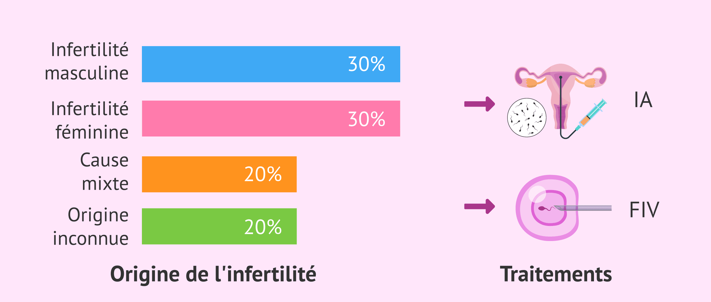 Imagen: Traitements de fertilité et origines de l'infertilité