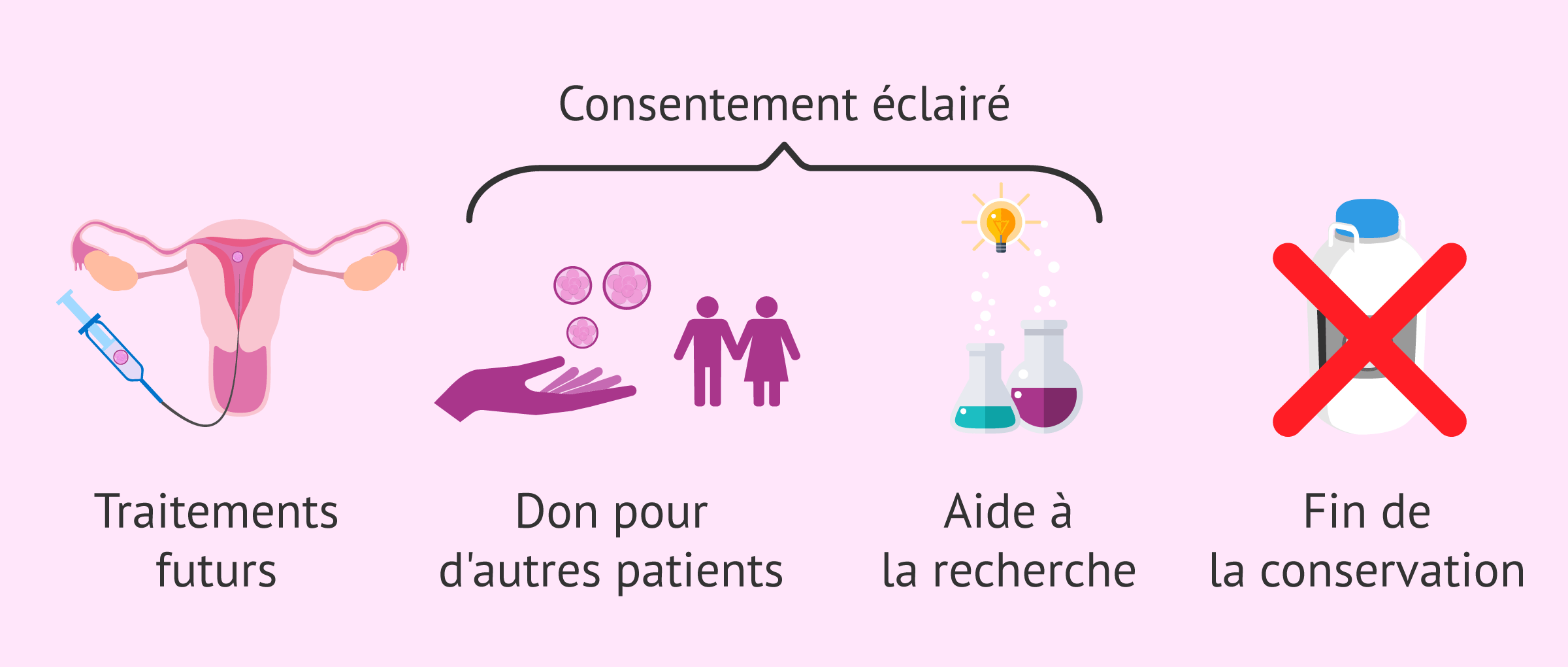 Imagen: Le sort des embryons restants